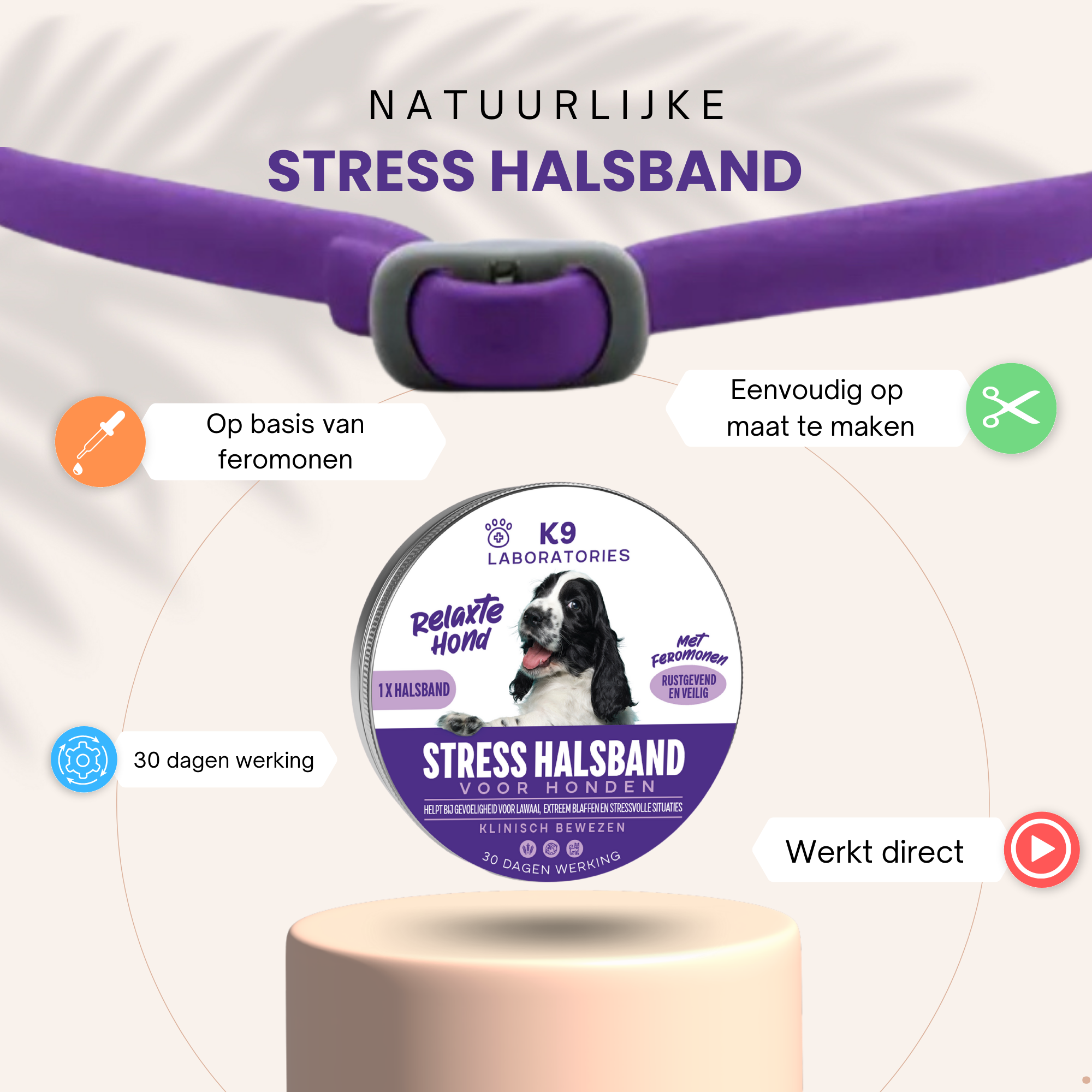 Anti Stress halsband - Hond