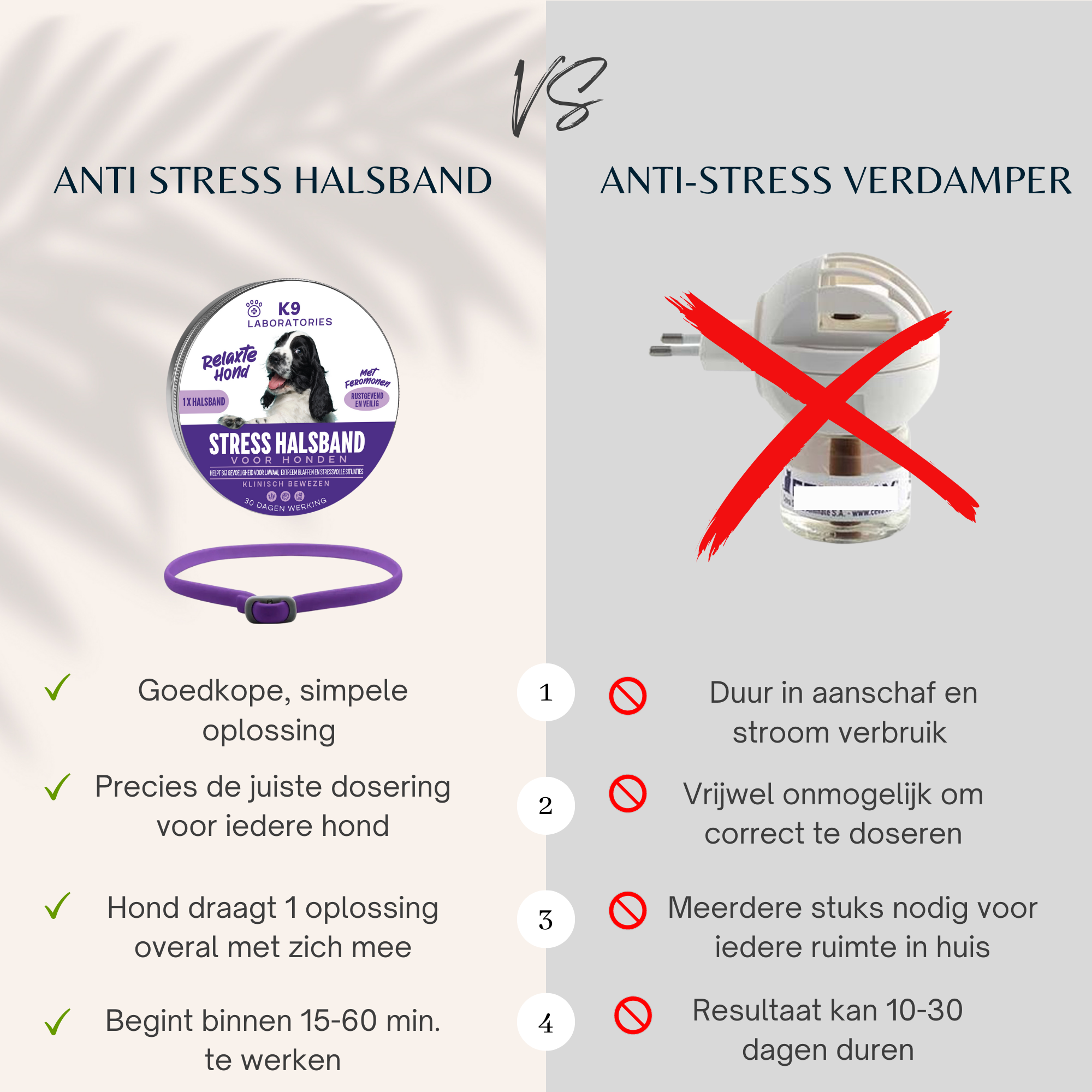 Anti Stress halsband - Hond