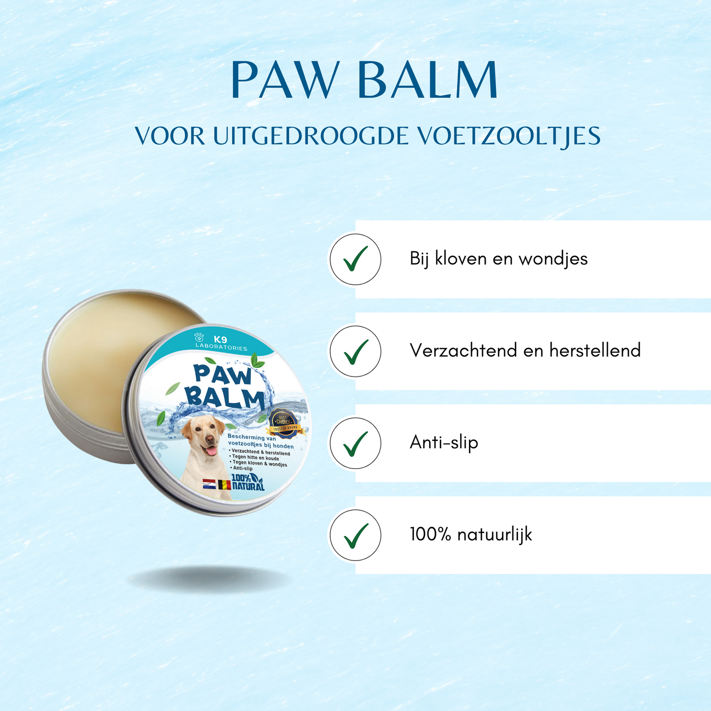 Potenbalsem Hond