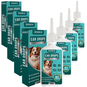 Oor druppels voor honden set van 4