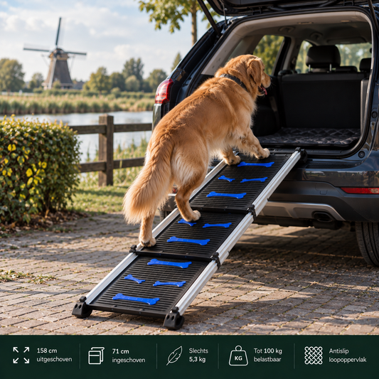 Telescopische Loopplank voor Honden