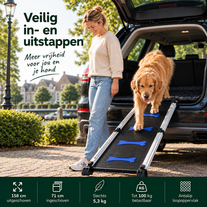 Telescopische Loopplank voor Honden