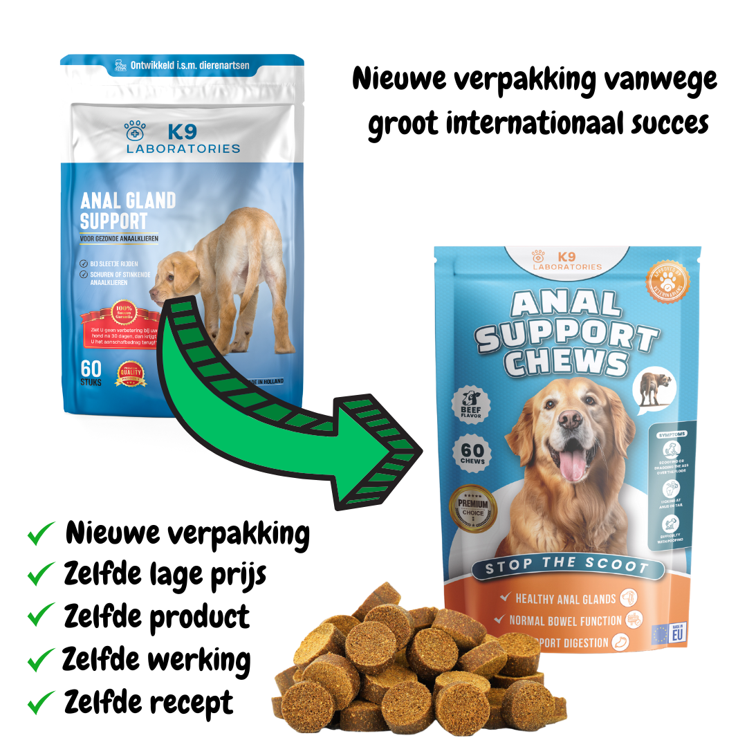 Anal support chews