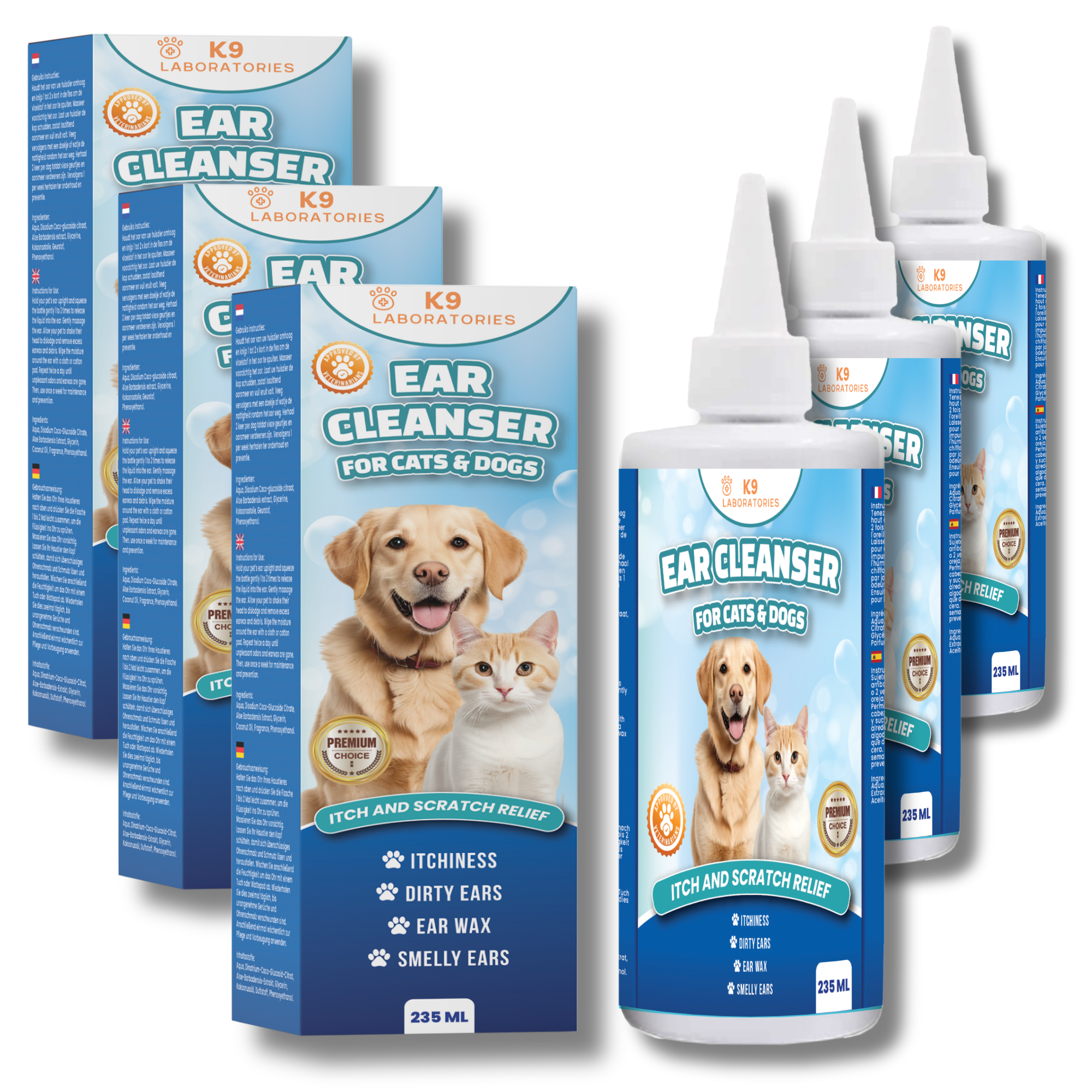 Oor reiniger set van 3