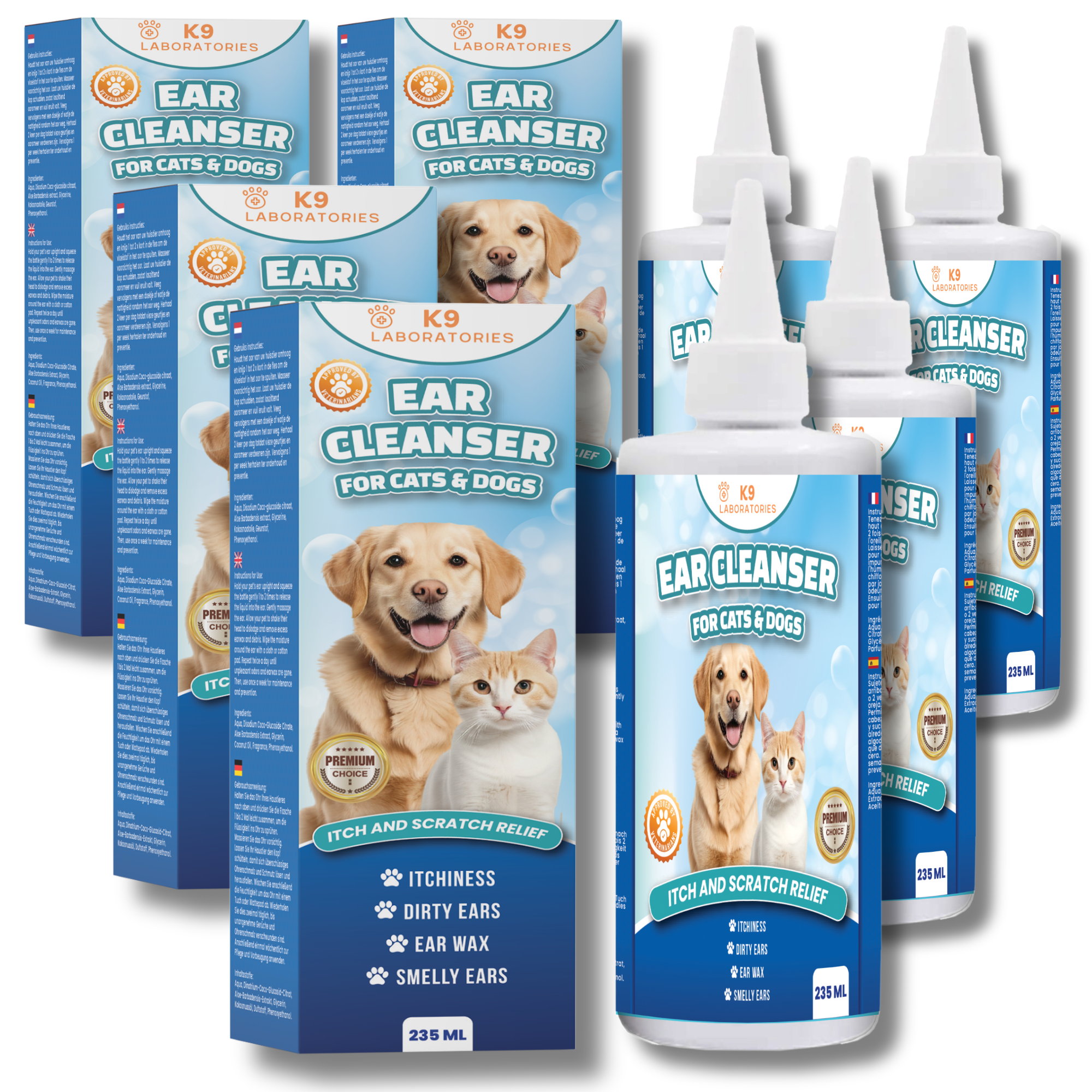 Oor reiniger set van 4